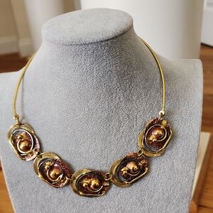 Renee Taylor Gallery Brass & Copper Necklace